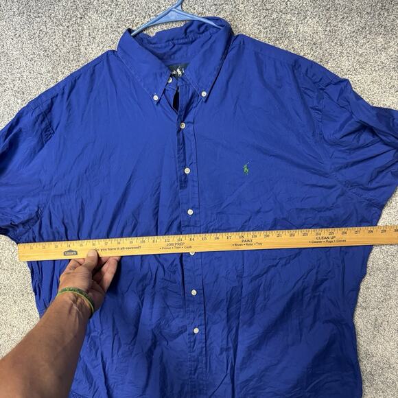 Vintage Y2K Ralph Lauren Button Down Shirt XXL Classic Fit Smart Casual Academia - Picture 4 of 14